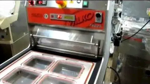 ЗАПАЙШИК ЛОТКОВ Полуавтомат запайки лотков и контейнеров - упаковочное оборудование