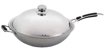 Сковорода WOK 36см из стали INDOKOR WIND36AL